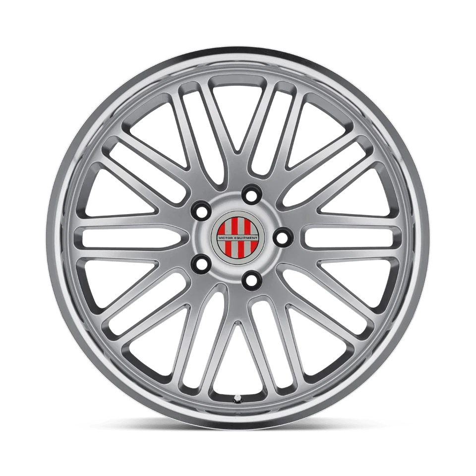 Victor Equipment Lemans 18X11 +36 Hyper Silver & Machined Wheel 5X130 (QTY 4) Foto 3 de 4