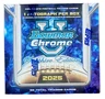 2025 Bowman University Chrome Football Sapphire Edition Box