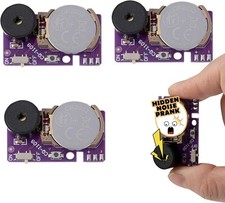 3Pcs Cricket Noise Maker Prank Device, 16 Sounds Hidden Prank Noise Maker, Daisy