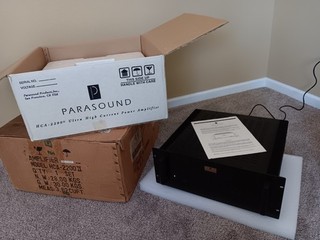 RARE MINT! Parasound HCA 2200ii Ultra High Current Power Amplifer AMP BOX Manual