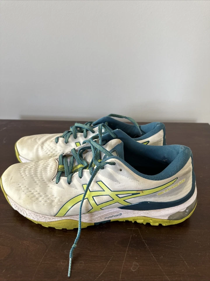 ASICS Gel Kayano Men’s Golf Shoe White And Green Size 11.5 1111A209 - Image 2 of 4