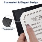 WeChef 5 Pack Menu Covers 8.5"x14" 6 Views Faux Leather Cafe Restaurant Bars — photo 3