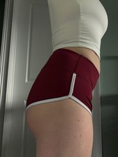 1 pair Women's Short Shorts Yoga Gym Comfort Soft xs