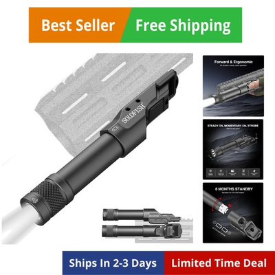 #ad #ad Aluminum 1450lm Flashlight is Compatible Picatinny Mlok Rail with Pressure P... $58.73