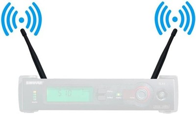 1/4 Wave BNC Antenna for Wireless Microphones and Radio Scanners, 400-960MHz,