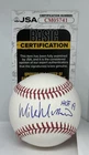 Mike Mussina Yankees Orioles signed MLB Baseball Ball W/ HOF Inscription JSA