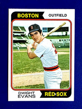 Dwight Evans ROOKIE Card 1974 Topps #351 Red Sox HOF RC NM NR MINT *GWCARDS*. rookie card picture