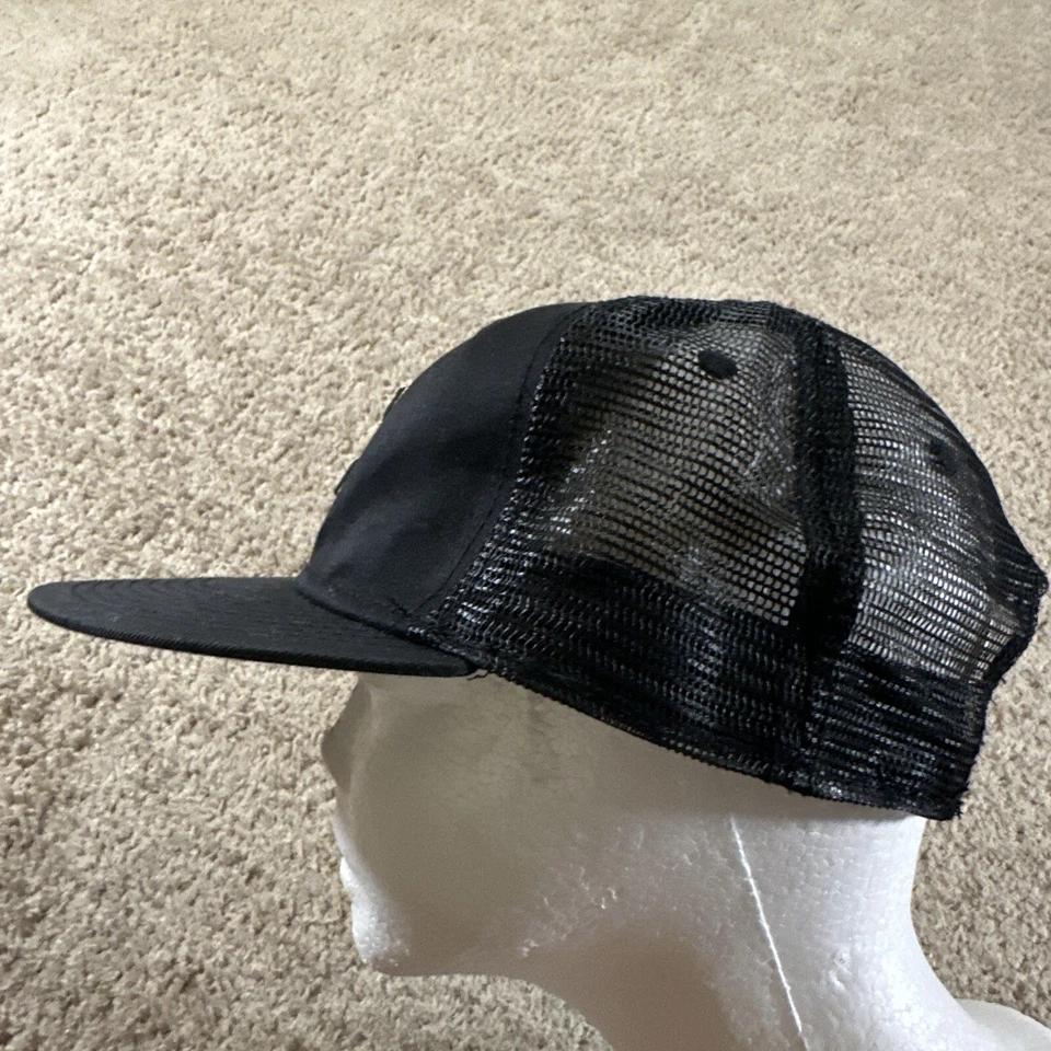 Boné chapéu caminhoneiro vintage DC Shoes adulto preto logotipo DC malha skate Sk8 Y2k - Imagem 2 de 4