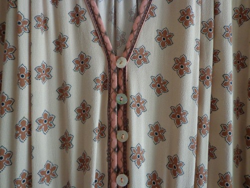 DRESS GOWN MAXI SPELL LIONHEART SUNDOWN XS Floral Button-Tab Sleeves - Picture 7 of 12