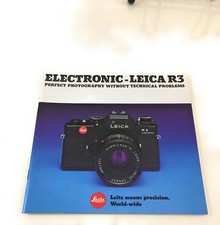 Vintage Leica Leitz R3-MOT Perfect Photography Catalog Brochure Bodies Lenses