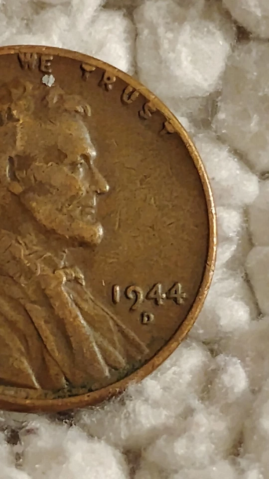 1944 D/S Lincoln Wheat Cent - RB - OMM-002, FS-512, Beautiful Strike Off Ctr Er  - Image 3 of 3