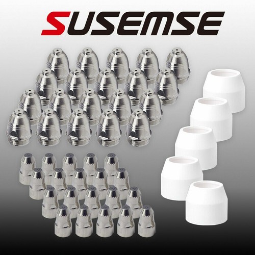 45 pcs P-80 Plasma Cutter Consumables Kit Electrode Nozzle Tip Fit CUT-55P/65P
