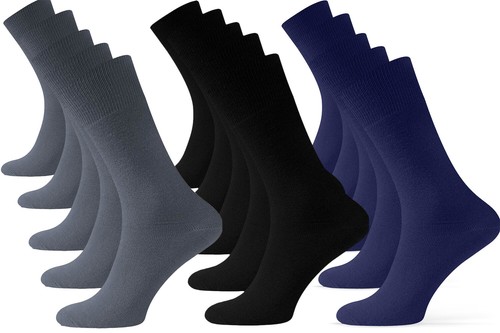 PACK OF 5 ! Men's Luxe Suit Pure Cotton Socks - 第 1/8 張圖片