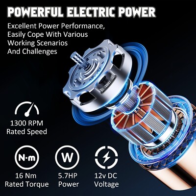 18800lbs Electric Vehicle Winch, Wireless Remote,IP67 80ft 12V Steel Cable Winch