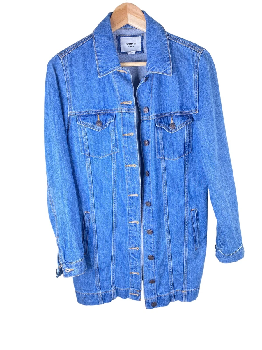 Forever 21 cheap blue denim jacket