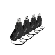 Chauvet DJ D-Fi USB 2 X4 Finger Sized Compact Wireless D-Fi Transceivers 4-Pa...