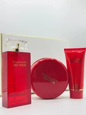 Elizabth Arden Red Door Women Perfume edt Spray 3.3 oz Body Lotion And Powder