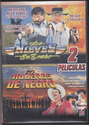 *DVD NUEVO* 2 Peliculas: LAS NIEVES DE ENERO & 20 MUJERES DE NEGRO free shippin