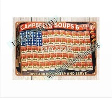Campbell's Soup metal tin sign wall decor home tavern
