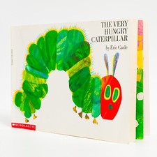 THE VERY HUNGRY CATERPILLAR by Eric Carle - Scholastic Paperback Children's Book