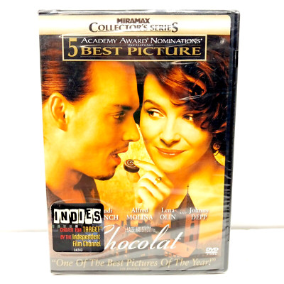 Chocolat (DVD) Johnny Depp Miramax Films 2000 (New Sealed)
