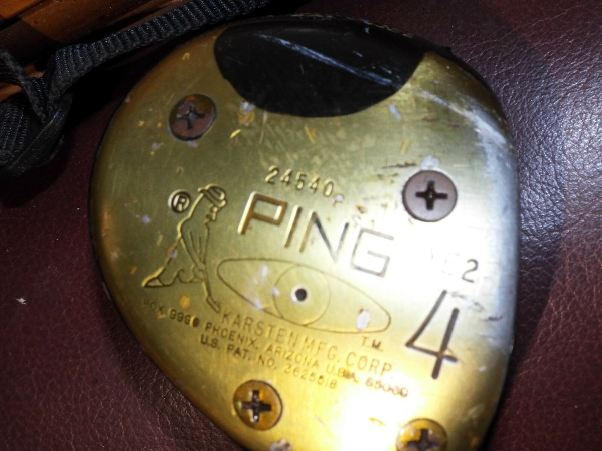 PING EYE２の希少なパーシモンウッド３本（１W/３W/４W） PING EYE2ウッド。今から20年以上も前のモデルですが…？ | PING