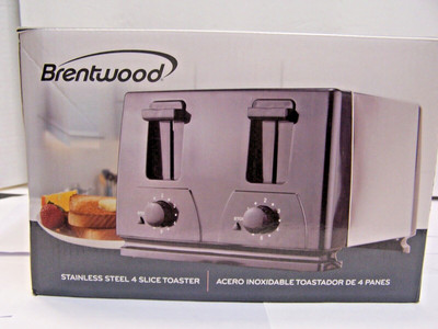 Brentwood TS-284 Toaster Cool Touch,4-Slice New in Box