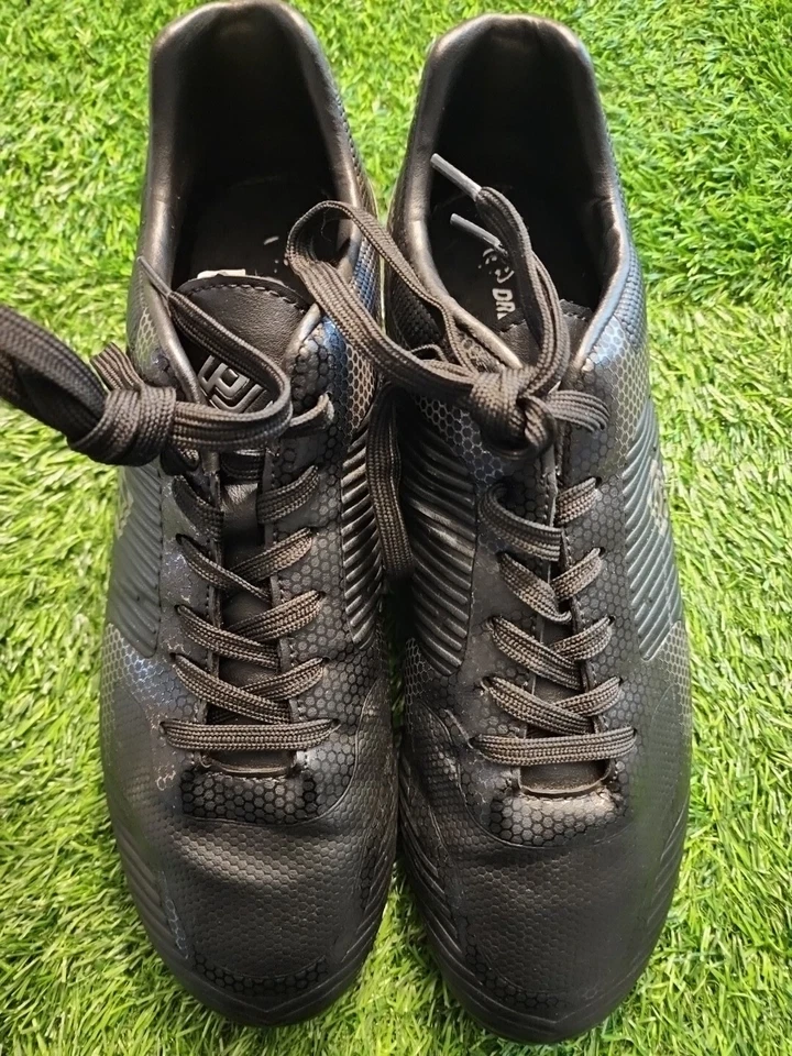 ¡NUEVO! Botines de fútbol Dream Pairs Superflight-2 negros para hombre talla 10,5 de EE. UU. Foto 4 de 4