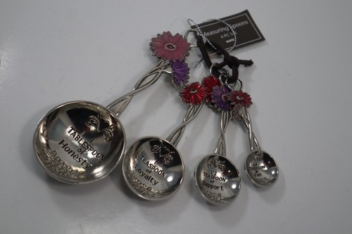 TBOT Recipe for friendship nesting 4 pc Measuring spoon set Ganz er75241 color - Picture 24 of 24