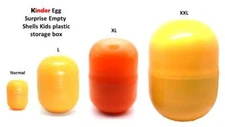 Egg Empty Surprise Empty Capsules Shells Kids plastic storage box
