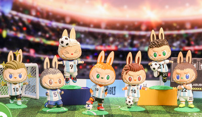 POPMART LABUBU Argentine Football Series Blind Box Designer Toy Figures Doll