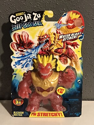 New Heroes of Goo Jit Zu Deep Goo Sea Blazagon Hero Pack Water Blast Attack