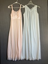 Shadowline Gowns Set Of 2 Small Nylon Vintage