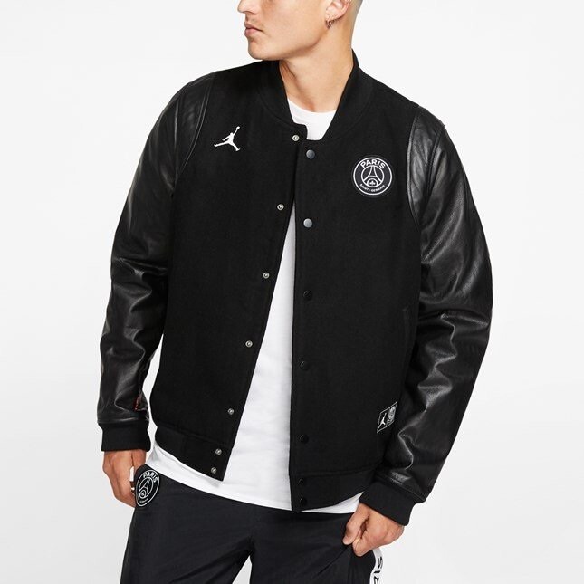 Купить NEW Jordan PSG Bomber Jacket Destroyer Black Leather на Аукцион из  Америки с доставкой в Россию, Украину, Казахстан