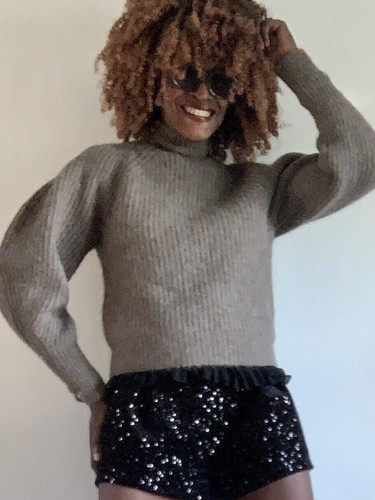 BNWT HM KNIT WOOL ALPACA BLEND HIGH NECK LONG SLEEVES SWEATER BLOUSE TOP SIZE:M - Picture 2 of 14