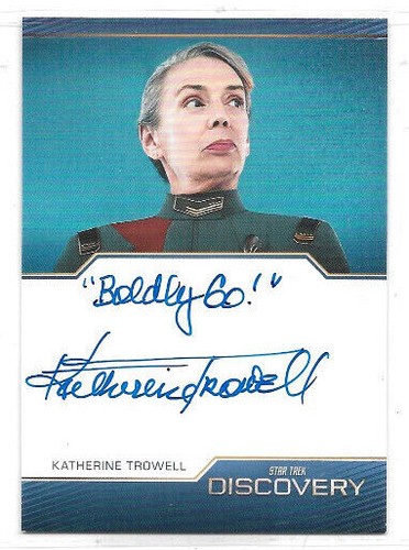 Star Trek Discovery temporada 4 - selección de tarjetas autógrafos y reliquias casi nuevo Rittenhouse - Imagen 43 de 79