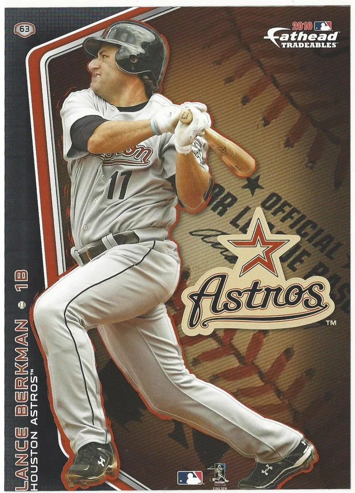 JOSE ALTUVE FATHEAD TRADEABLES HOUSTON ASTROS LOGO REMOVEABLE STICKER 2014 #25 - Image 2 of 3