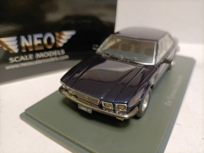 Neo 1/43 Scale Resin car model Blue DE TOMASO Deauville 1979 