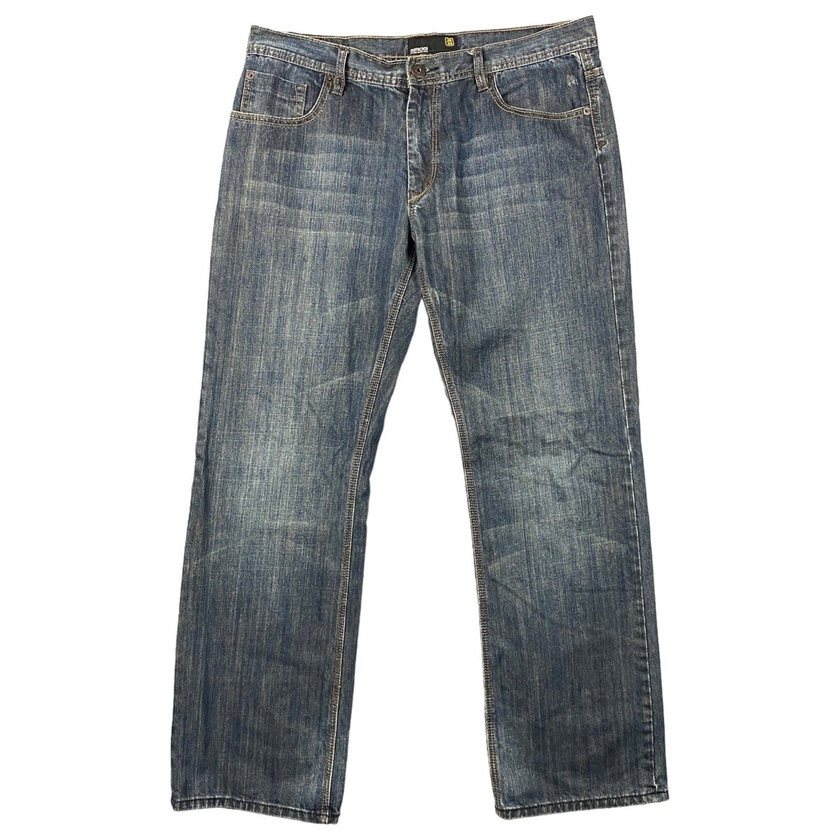 Smog Jeans Men's 36x34 Slit Comfort Cut New Yorker Boot Cut Smog Jeans Men's 36x34 Slit Comfort Cut New Yorker Boot Cut