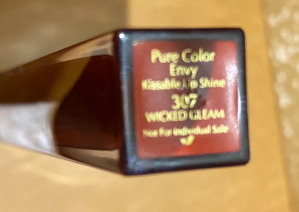 Estee Lauder Pure Color Envy Kissable Lip Shine 307 Wicked Gleam tamanho completo novo sem caixa - Imagem 3 de 3