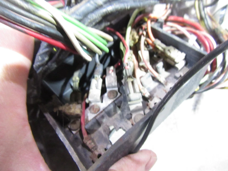 Dodge Polara Monaco 1967 panel de tablero interior caja de fusibles arnés de cables cableado Foto 3 de 4