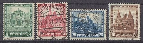 Germany Deutsches Reich 1930 2x Mi 450-453 + 1 x 459-462 - Deutsche Nothilfe - Image 2 of 3