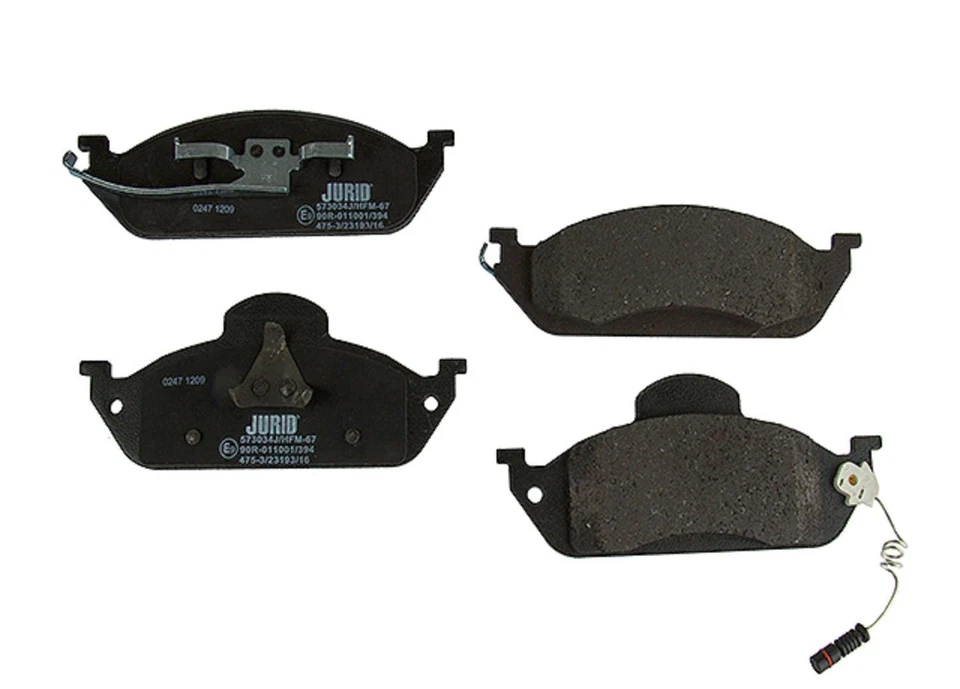 Комплект передних тормозных колодок OEm JURID для Mercedes 1998-2005 mL320 mL350 / 1999 mL430 - Изображение 4 из 4