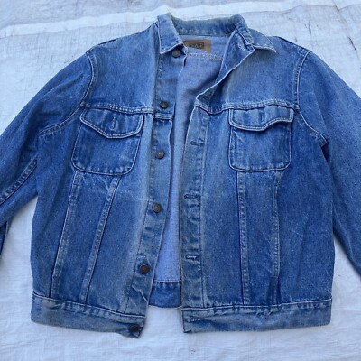 gap denim jacket mens medium Xl Great Shape Vintage