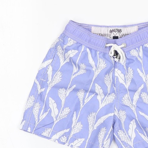 pink house Boys Purple Polyester Blend Bermuda Shorts Size 6 Years Reg Swim Shor - Picture 11 of 12