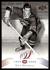 2008-09 Upper Deck Montreal Canadiens Centennial Ken Mosdell #54