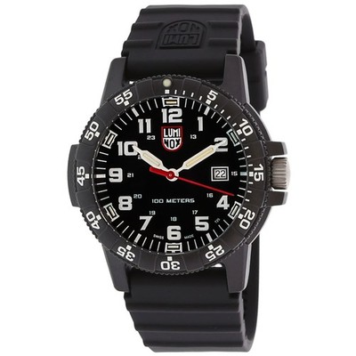 Luminox XS.0321.L Men's Leatherback Sea Turtle Giant Series 44mm Watch, Black