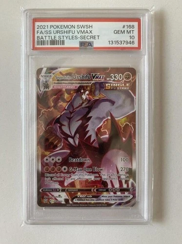 Single Strike Urshifu VMAX 168/163 Battle Styles PSA 10