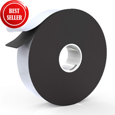 Foam Insulation Tape 1 Inch X 50 Feet Closed Cell Foam Rubber for Door Window We