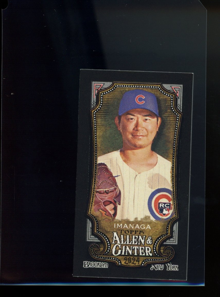 2024 Topps Allen & Ginter #181 Shota Imanaga Mini Black Border